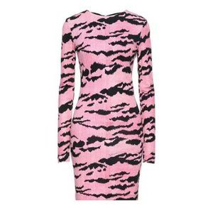 Roberto Cavalli - Just Cavalli Short Bodycon Dress - Pink/Black Size 8